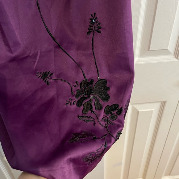 Purple strapless or straps dress - Picture 2 of 10